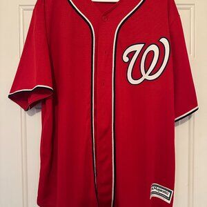 Washington Nationals Red Jersey - No Name
